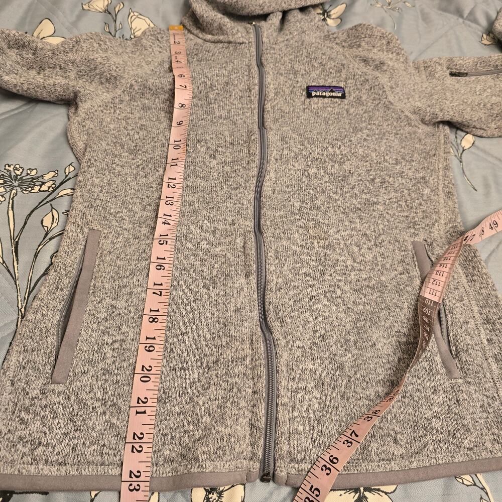 Patagonia Women’s Full Zip Hoodie Gray S Fleece Jacket Outdoor Hiking Athleisure - Picture 8 of 9